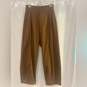 MaxMara Elegant Brown Dress Pants